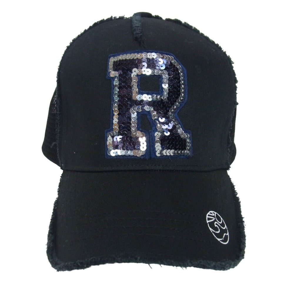 ヨシノリコタケ × Ron Herman ロンハーマン スパンコール R ロゴ キャップ ブラック系【中古】