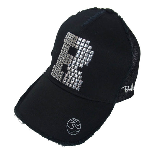 ヨシノリコタケ × Ron Herman ロンハーマン スパンコール R ロゴ キャップ ブラック系【中古】