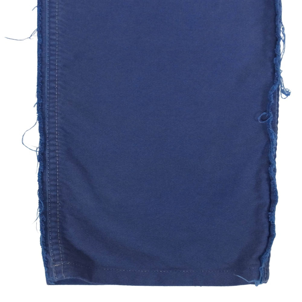 MAISON MARGIELA メゾンマルジェラ 23SS S50LA0215 S76543 モールスキン トラウザー パンツ ブルー系 33【中古】