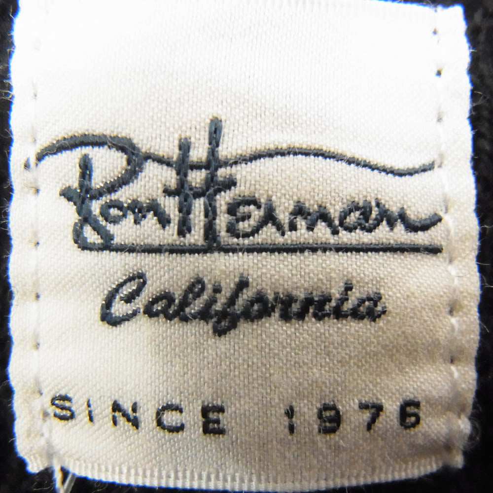 Ron Herman ロンハーマン 3220800019 カシミヤ混 ハニカムサーマル 長袖 Tシャツ ブラック系 S【中古】