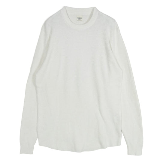 Ron Herman ロンハーマン 3220800019 カシミヤ混 ハニカムサーマル 長袖 Tシャツ ホワイト ホワイト系 S【中古】