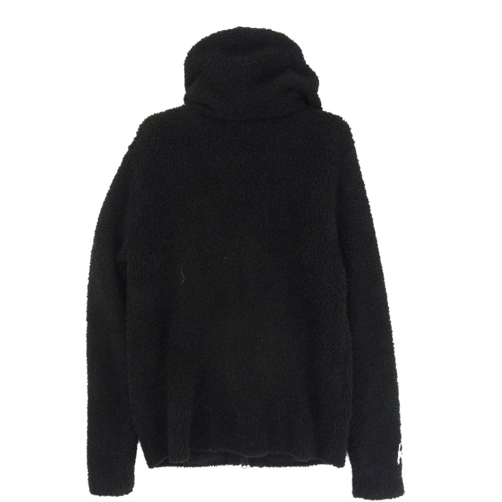 ベアフットドリームス 992010001 パイル ジップアップ フーディー パーカー ブラック系 S【中古】