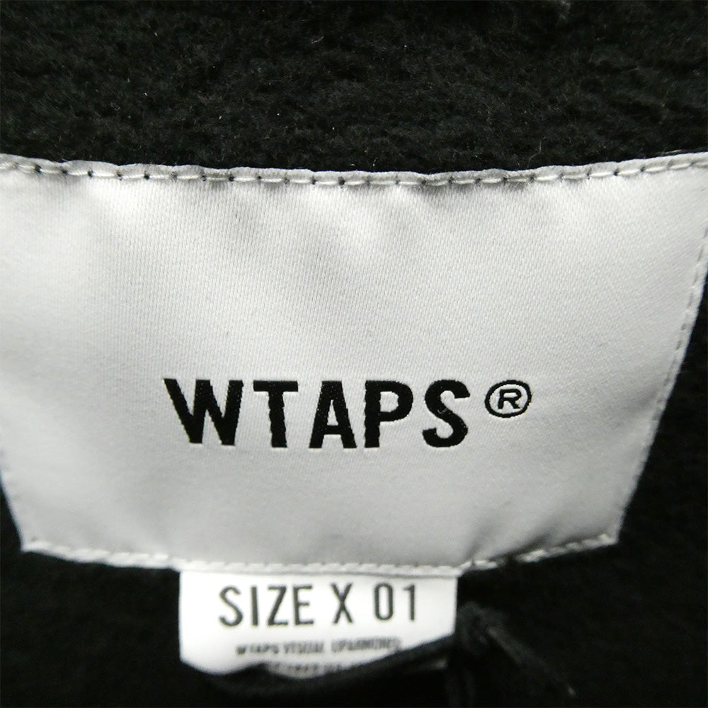 WTAPS ダブルタップス 25AW 252ATDT-CSM01 SIGN-YD SWEATER COTTON コットン スウェットシャツ スウェット ブラック系 01【美品】【中古】