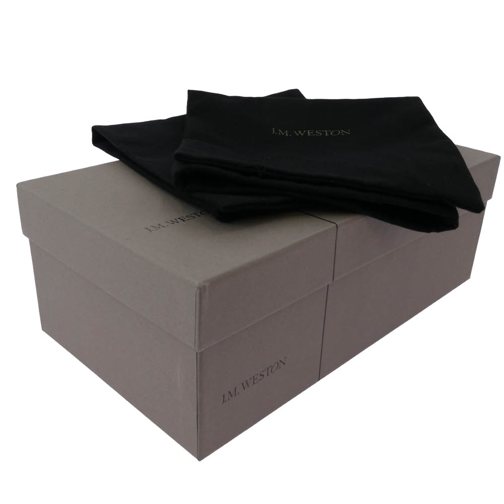J.M WESTON ジェイエムウエストン 41-101-180-10 180 LOAFER ローファー モカシン レザー シューズ ブラウン系 5D【中古】