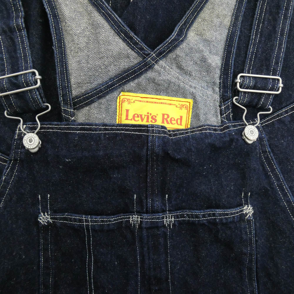 Levi's RED リーバイスレッド PC9-A0136-0000 デニム オーバーオール インディゴブルー系 XL【中古】