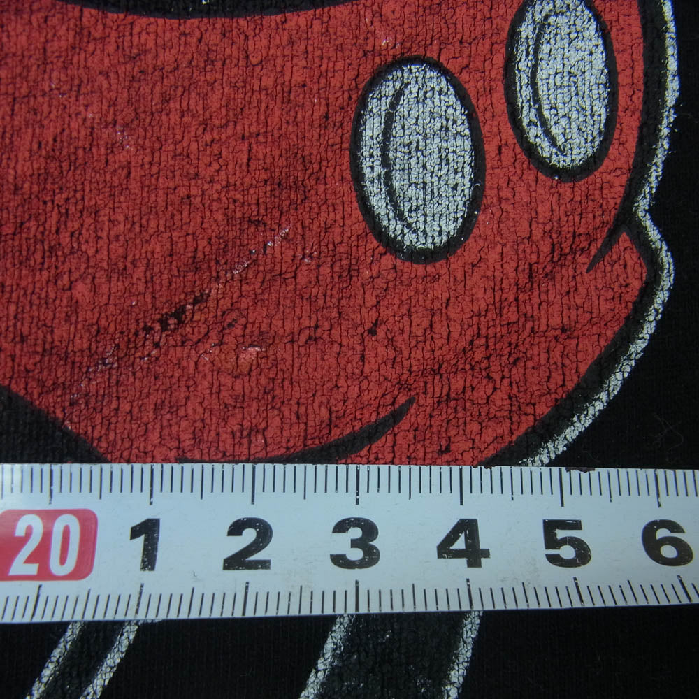 DISCOVERED ディスカバード Wide Mickey Tee ワイド ミッキーマウス Tシャツ コットン 日本製 ブラック系 3【中古】