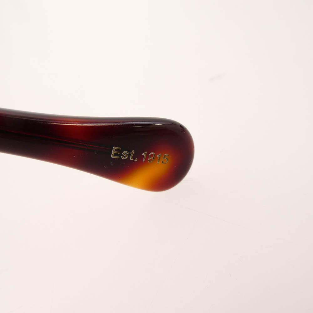 MOSCOT モスコット LEMTOSH TORT JAPAN LIMITED JPN LTD ジャパンリミテッド レムトッシュ アイウェア メガネ 眼鏡 サングラス ブラウン系 グリーン系 フレーム：ブラウン系　レンズ：グリーン系 46□24-145【中古】