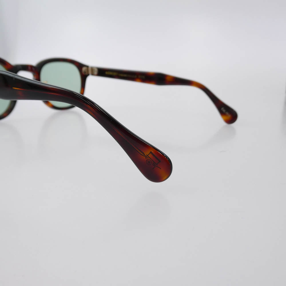 MOSCOT モスコット LEMTOSH TORT JAPAN LIMITED JPN LTD ジャパンリミテッド レムトッシュ アイウェア メガネ 眼鏡 サングラス ブラウン系 グリーン系 フレーム：ブラウン系　レンズ：グリーン系 46□24-145【中古】