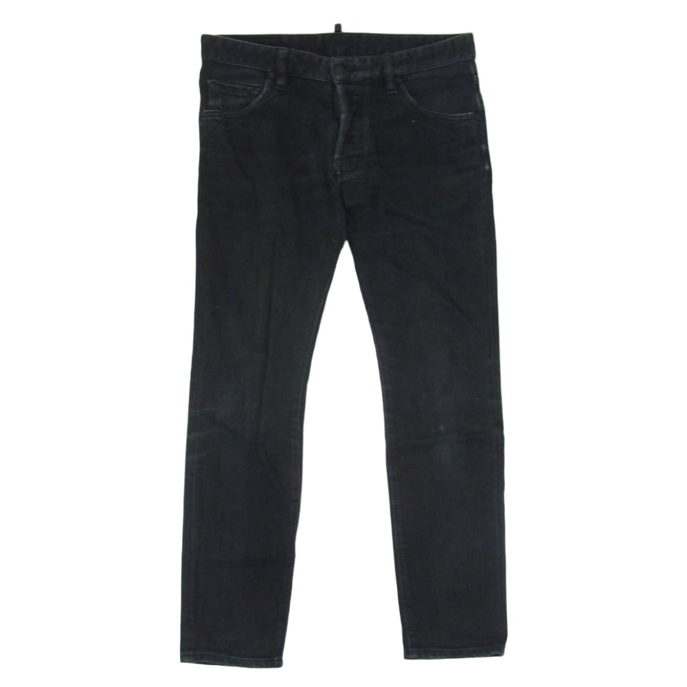 DSQUARED2 ディースクエアード S71LB0859 Skater Jean スケーター ジーンズ パンツ ブラック系 48【中古】