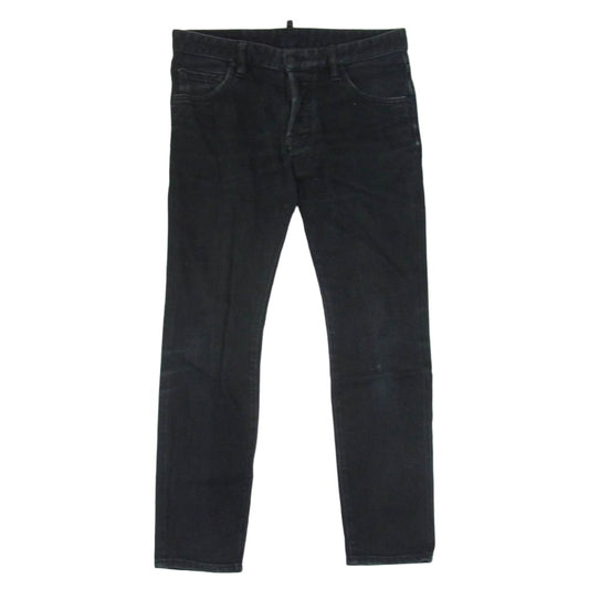 DSQUARED2 ディースクエアード S71LB0859 Skater Jean スケーター ジーンズ パンツ ブラック系 48【中古】