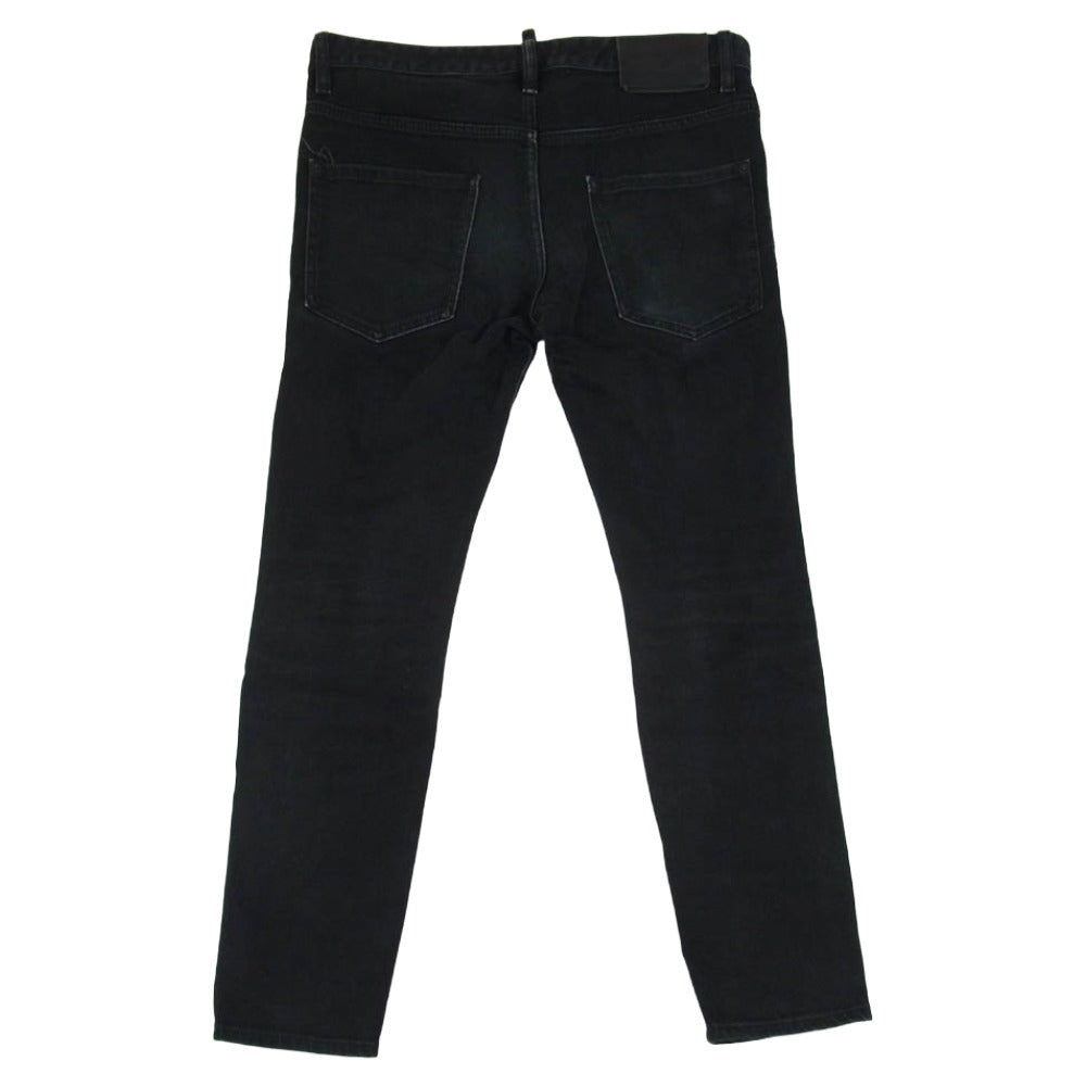 DSQUARED2 ディースクエアード S71LB0859 Skater Jean スケーター ジーンズ パンツ ブラック系 48【中古】