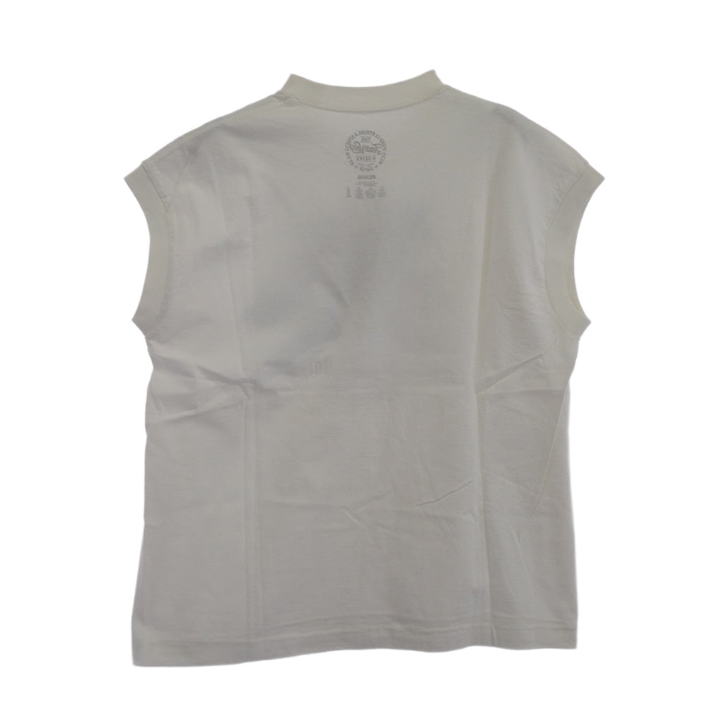 TENDERLOIN テンダーロイン T-N/S TEE バンダナスカルプリント ノースリーブ Tシャツ ホワイト ホワイト系 M【中古】