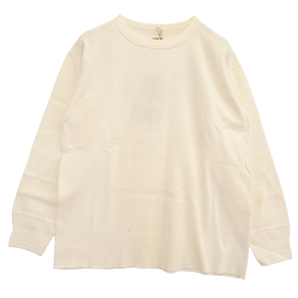 TENDERLOIN テンダーロイン T-CHILLY クルーネック リブ 長袖Tシャツ ホワイト ホワイト系 M【中古】