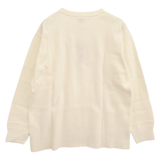TENDERLOIN テンダーロイン T-CHILLY クルーネック リブ 長袖Tシャツ ホワイト ホワイト系 M【中古】