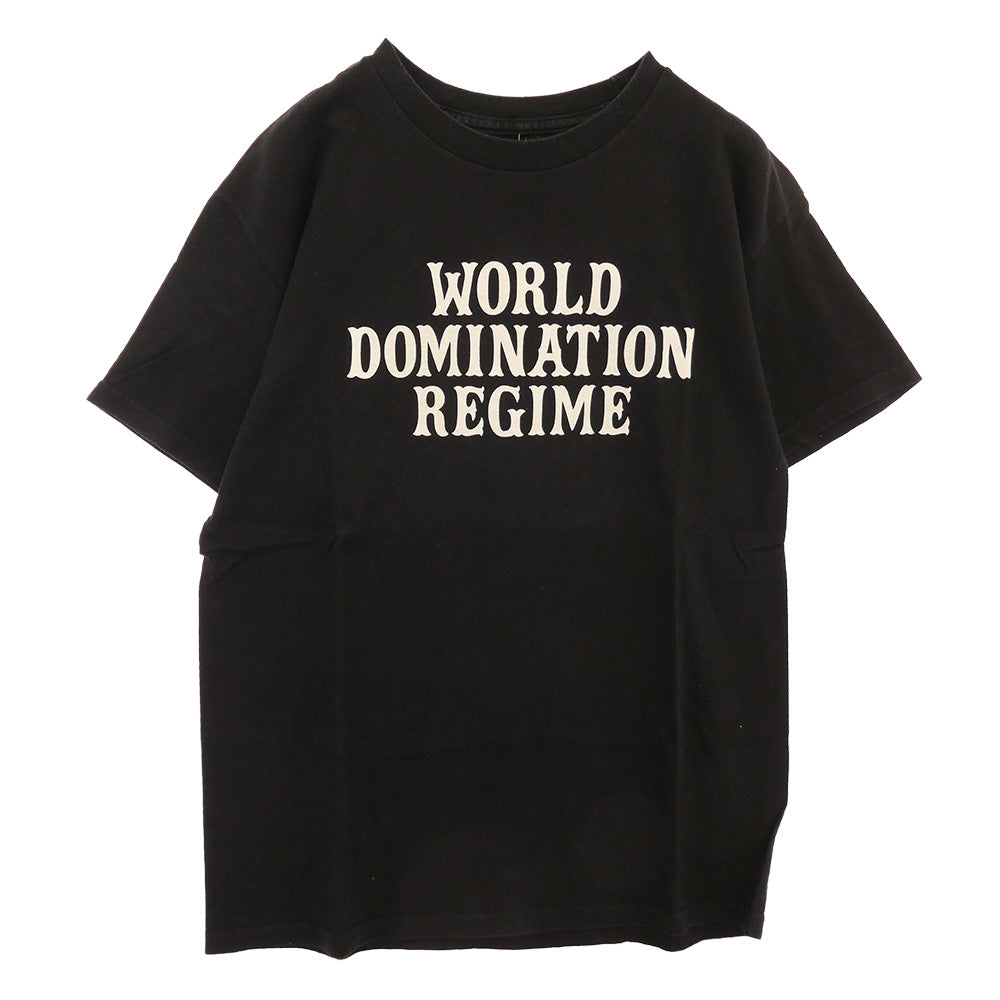 TENDERLOIN テンダーロイン T-TEE WORLD DOMINATION REGINE 半袖Tシャツ ブラック ブラック系 M【中古】