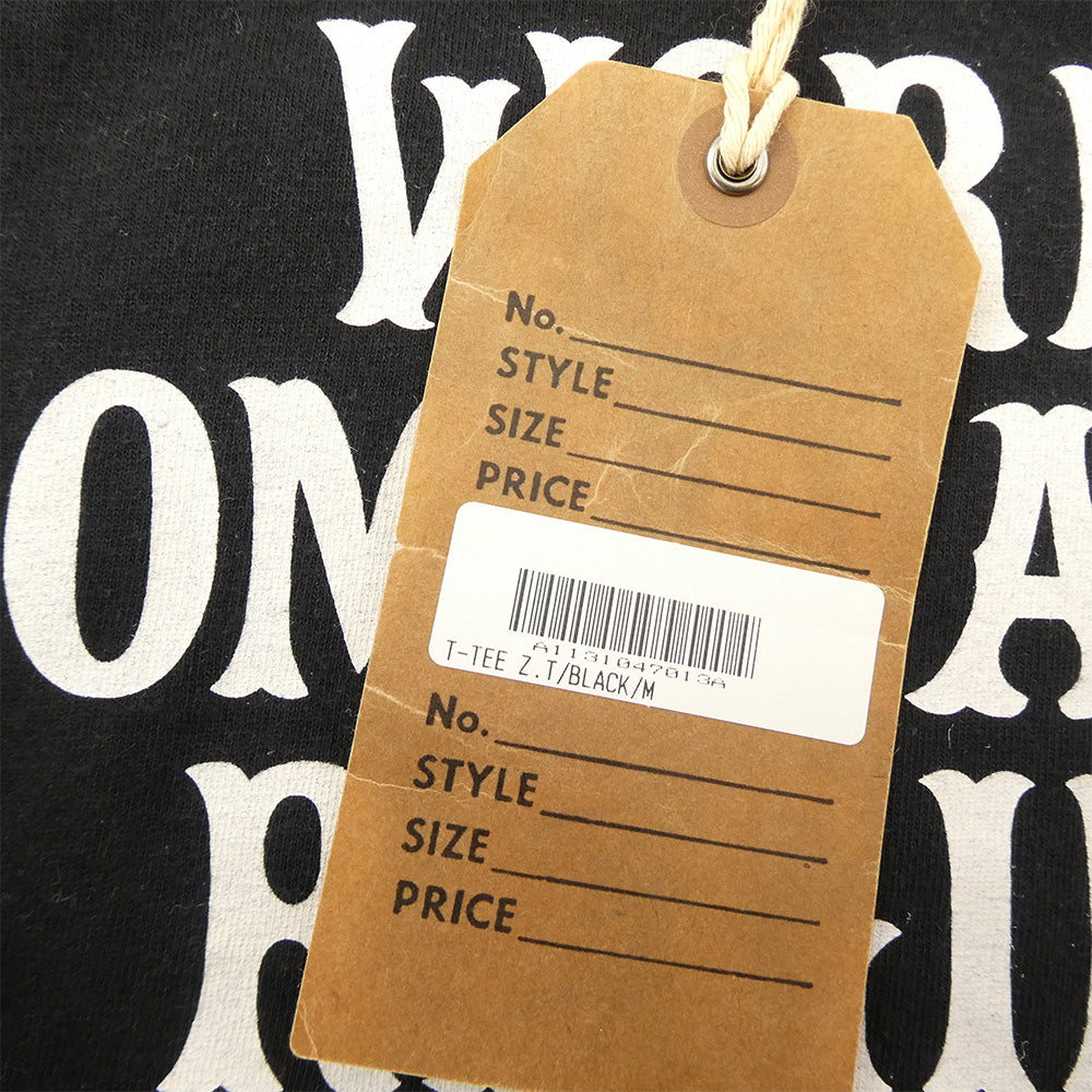TENDERLOIN テンダーロイン T-TEE WORLD DOMINATION REGINE 半袖Tシャツ ブラック ブラック系 M【中古】