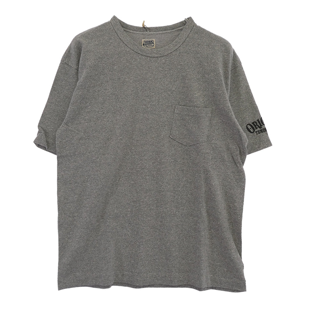 TENDERLOIN テンダーロイン T-TEE3 P バックロゴプリント ポケット 半袖Tシャツ グレー グレー系 M【中古】