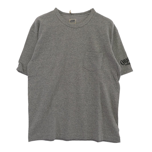 TENDERLOIN テンダーロイン T-TEE3 P バックロゴプリント ポケット 半袖Tシャツ グレー グレー系 M【中古】