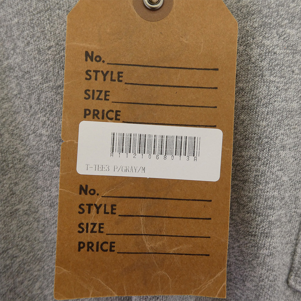 TENDERLOIN テンダーロイン T-TEE3 P バックロゴプリント ポケット 半袖Tシャツ グレー グレー系 M【中古】