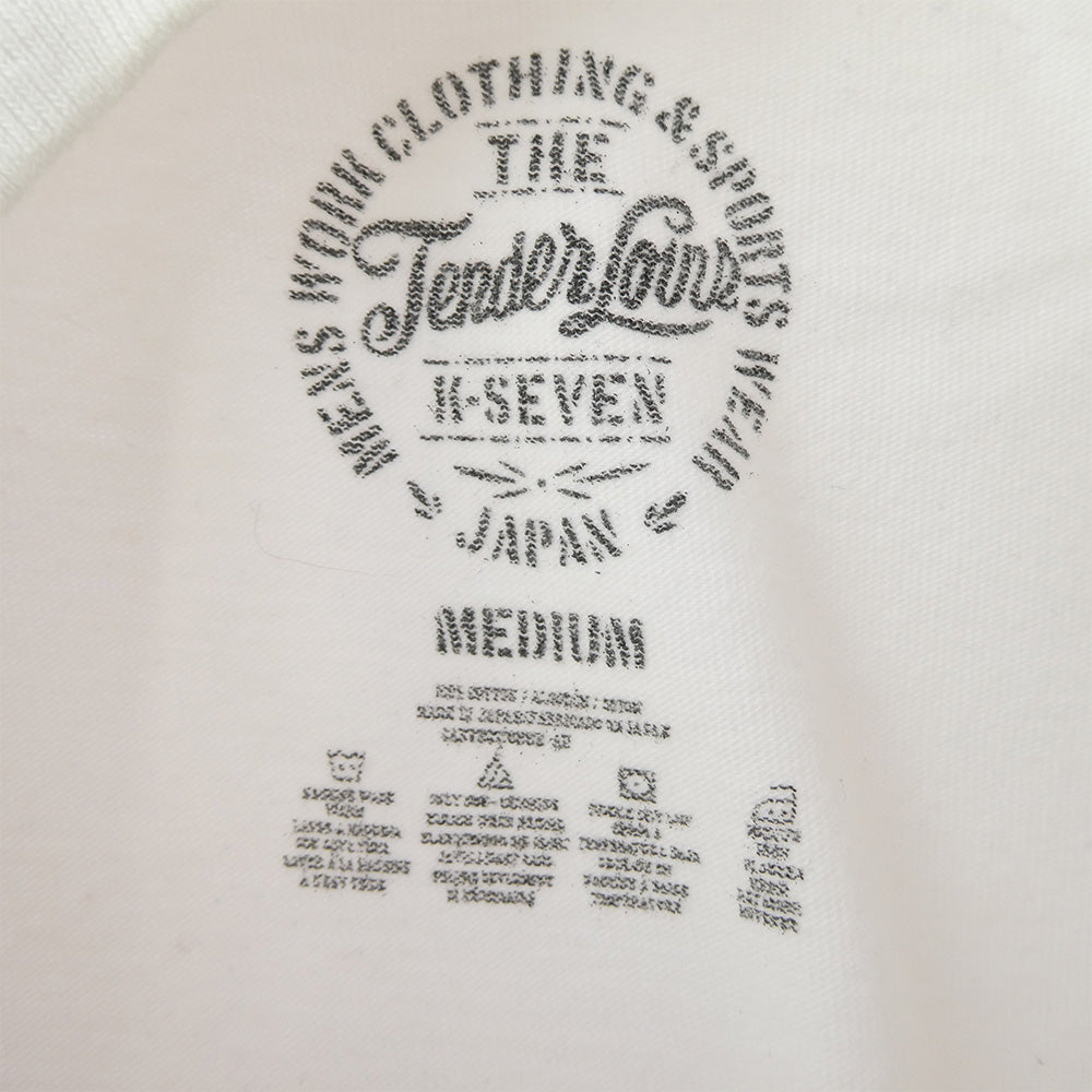 TENDERLOIN テンダーロイン T-TEE TILL DEATH DO US PART スカルプリント 半袖Tシャツ ホワイト ホワイト系 M【中古】