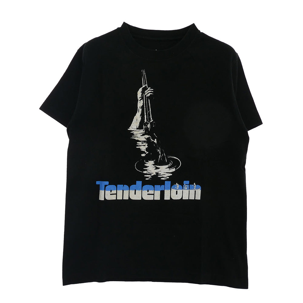 TENDERLOIN テンダーロイン T-TEE ライフルプリント 半袖Tシャツ ブラック系 S【中古】