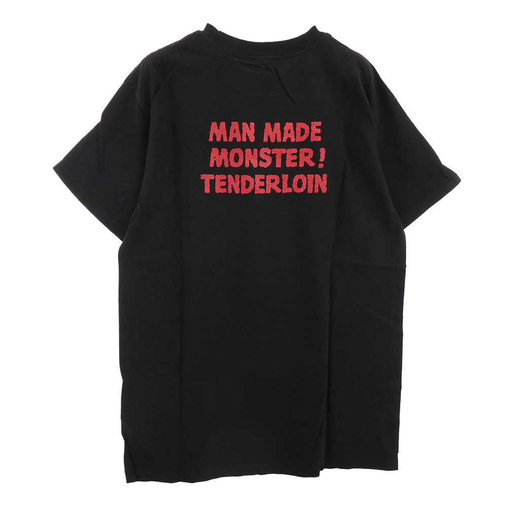 TENDERLOIN テンダーロイン T-TEE フェイスプリント 半袖Tシャツ ブラック ブラック系 M【中古】