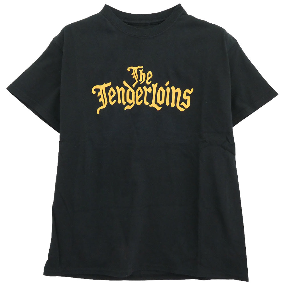 TENDERLOIN テンダーロイン T-TEE The Tenderloin ロゴプリント 半袖Tシャツ ブラック ブラック系 M【中古】
