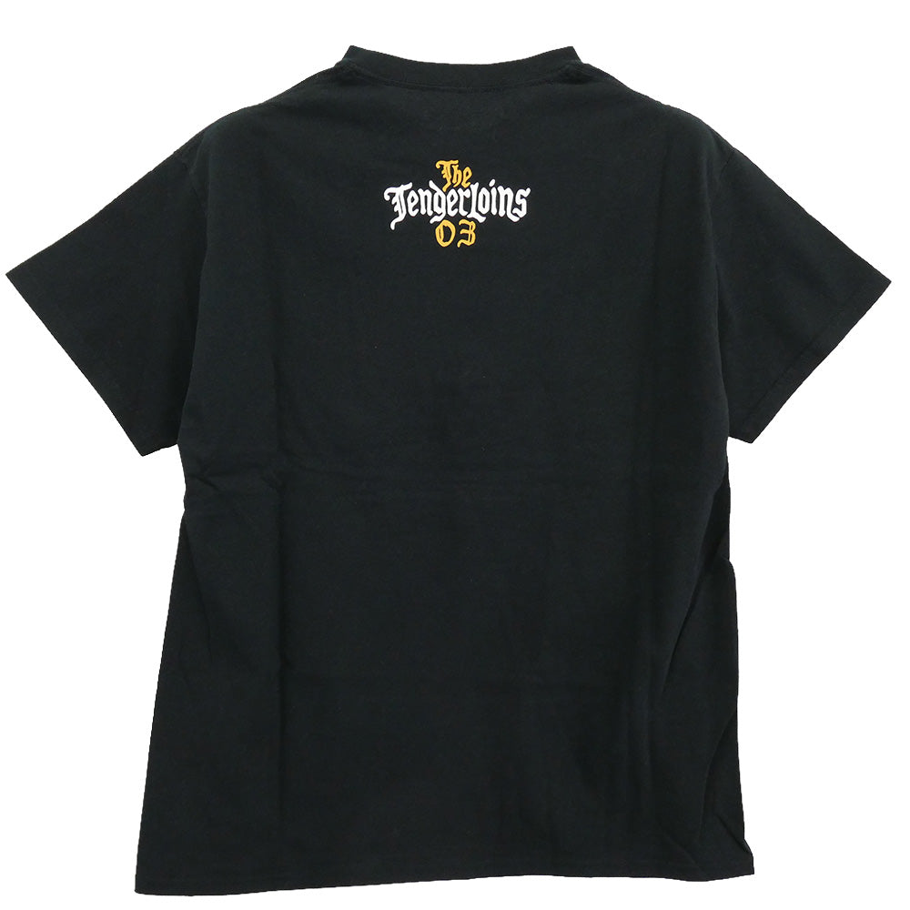 TENDERLOIN テンダーロイン T-TEE The Tenderloin ロゴプリント 半袖Tシャツ ブラック ブラック系 M【中古】