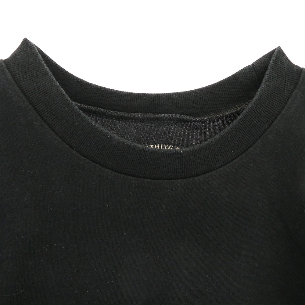 TENDERLOIN テンダーロイン T-TEE フロントロゴ バックスカルプリント 半袖Tシャツ ブラック ブラック系 M【中古】