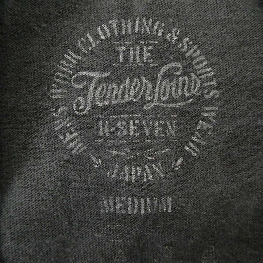 TENDERLOIN テンダーロイン T-TEE スカルプリント 半袖Tシャツ グレー チャコール系 M【中古】