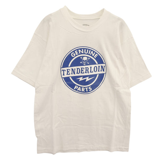 TENDERLOIN テンダーロイン T-TEE GENUINE PARTS サークルプリント 半袖Tシャツ ホワイト ホワイト系 M【中古】