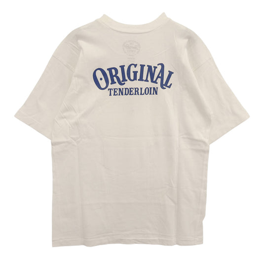 TENDERLOIN テンダーロイン T-TEE GENUINE PARTS サークルプリント 半袖Tシャツ ホワイト ホワイト系 M【中古】