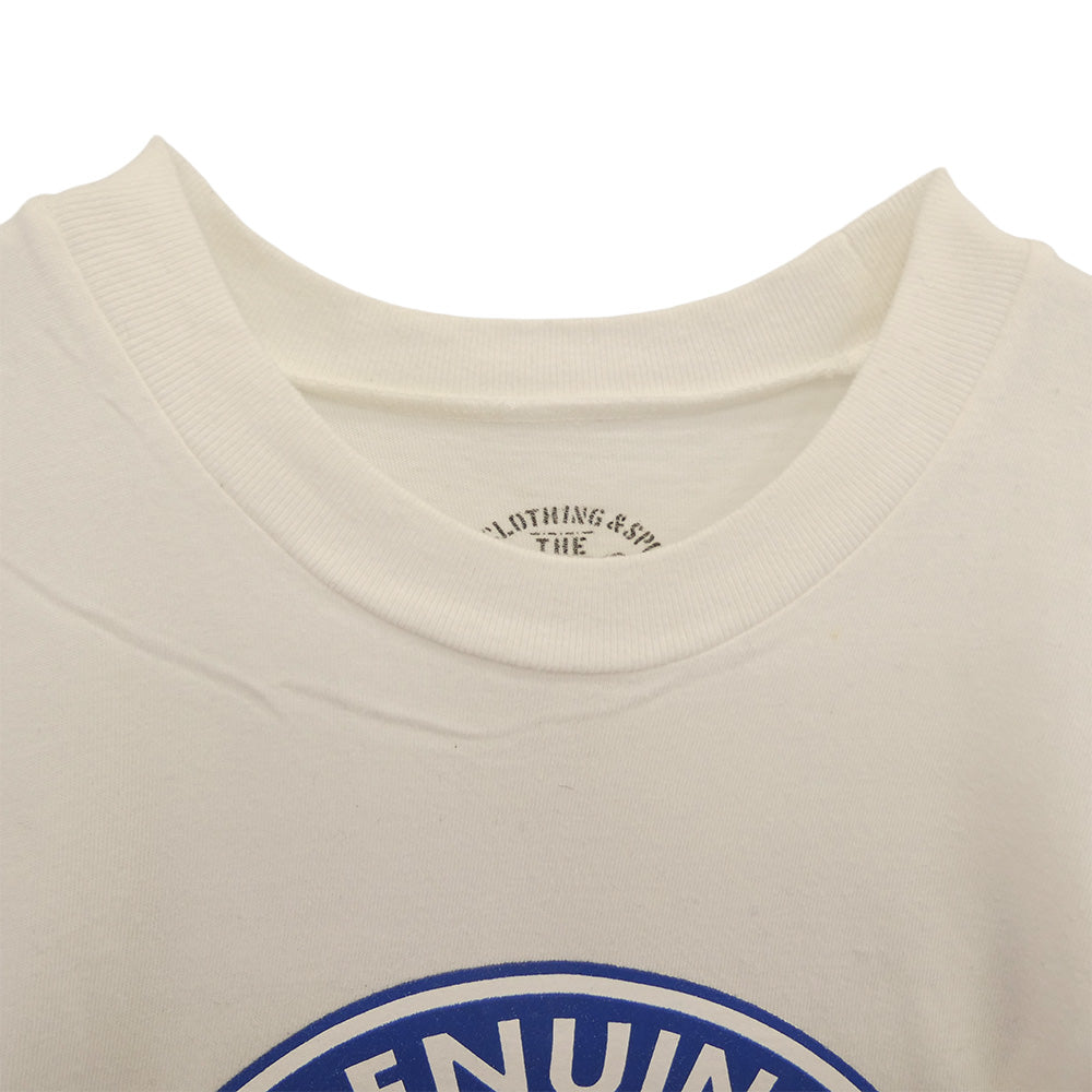TENDERLOIN テンダーロイン T-TEE GENUINE PARTS サークルプリント 半袖Tシャツ ホワイト ホワイト系 M【中古】