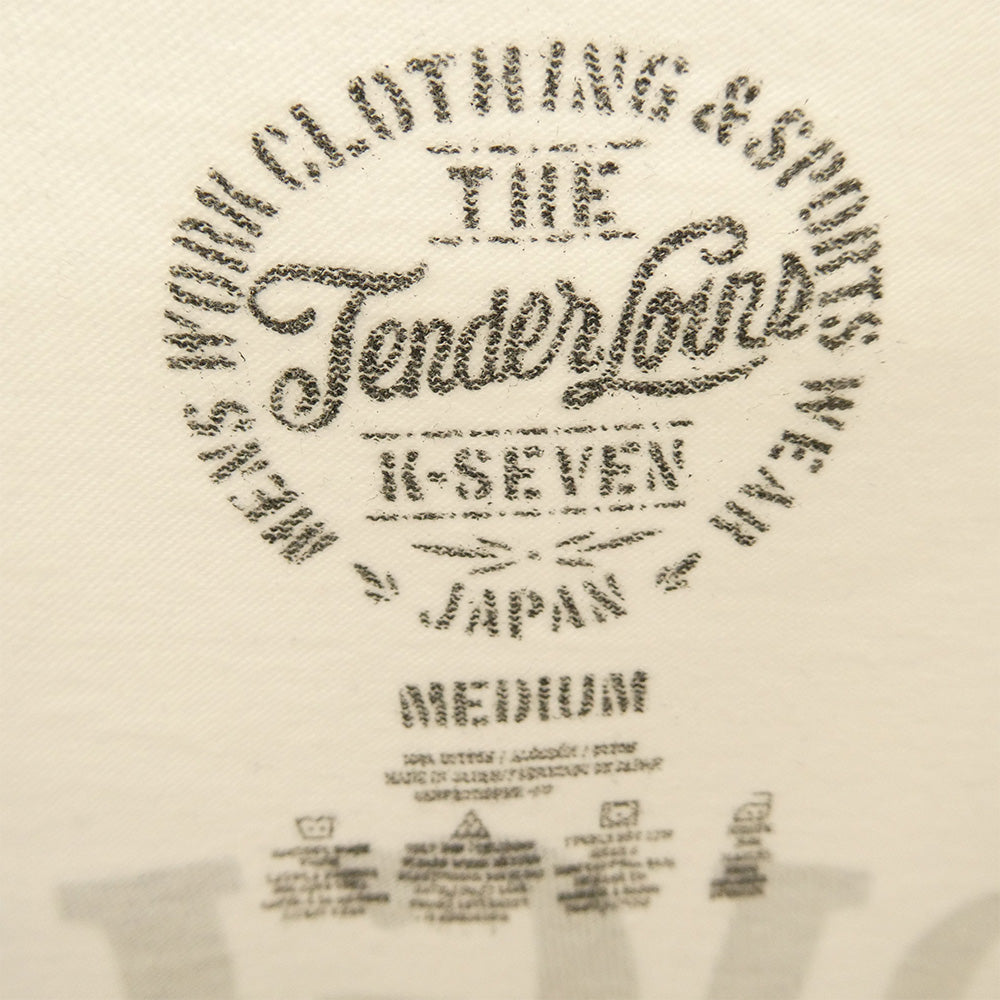 TENDERLOIN テンダーロイン T-TEE GENUINE PARTS サークルプリント 半袖Tシャツ ホワイト ホワイト系 M【中古】