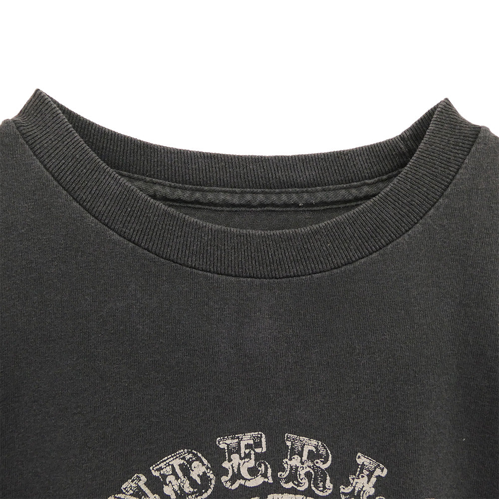 TENDERLOIN テンダーロイン T-TEE TILL DEATH DO US PART スカルプリント 半袖Tシャツ グレー グレー系 M【中古】