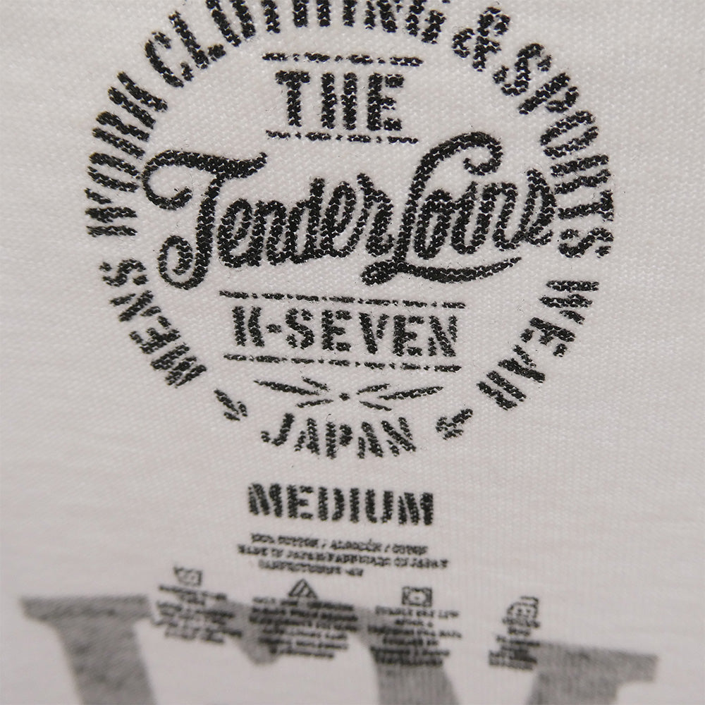 TENDERLOIN テンダーロイン T-TEE#1 星条旗プリント 半袖Tシャツ ホワイト ホワイト系 M【中古】