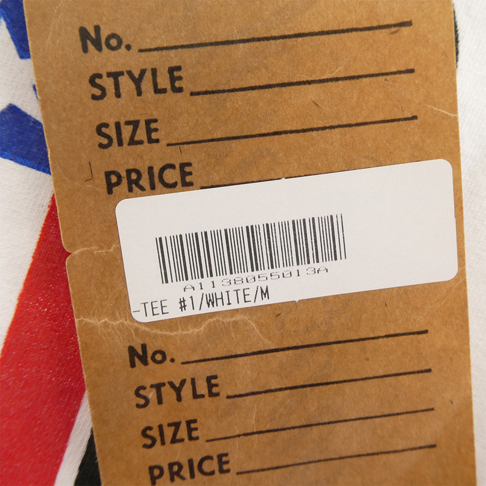 TENDERLOIN テンダーロイン T-TEE#1 星条旗プリント 半袖Tシャツ ホワイト ホワイト系 M【中古】