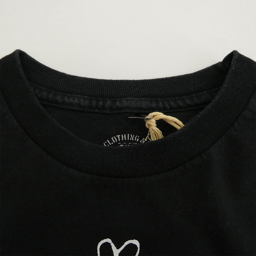 TENDERLOIN テンダーロイン T-TEE A HELL OF A GOOD SHIT 半袖Tシャツ ブラック系 M【中古】