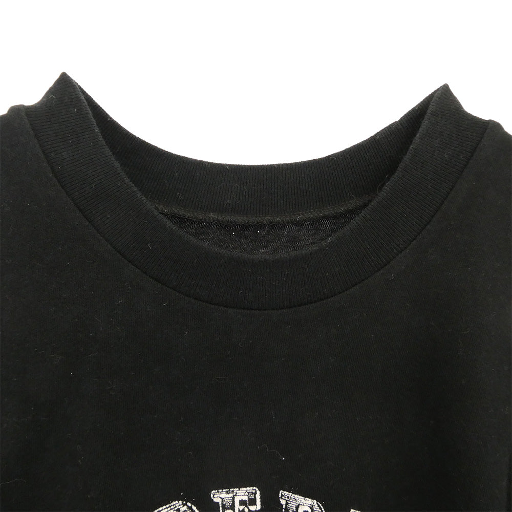 TENDERLOIN テンダーロイン T-TEE TILL DEATH DO US PART スカルプリント 半袖Tシャツ ブラック ブラック系 M【中古】