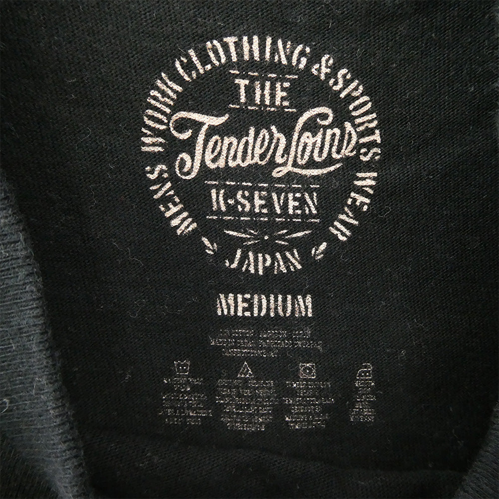 TENDERLOIN テンダーロイン T-TEE TILL DEATH DO US PART スカルプリント 半袖Tシャツ ブラック ブラック系 M【中古】