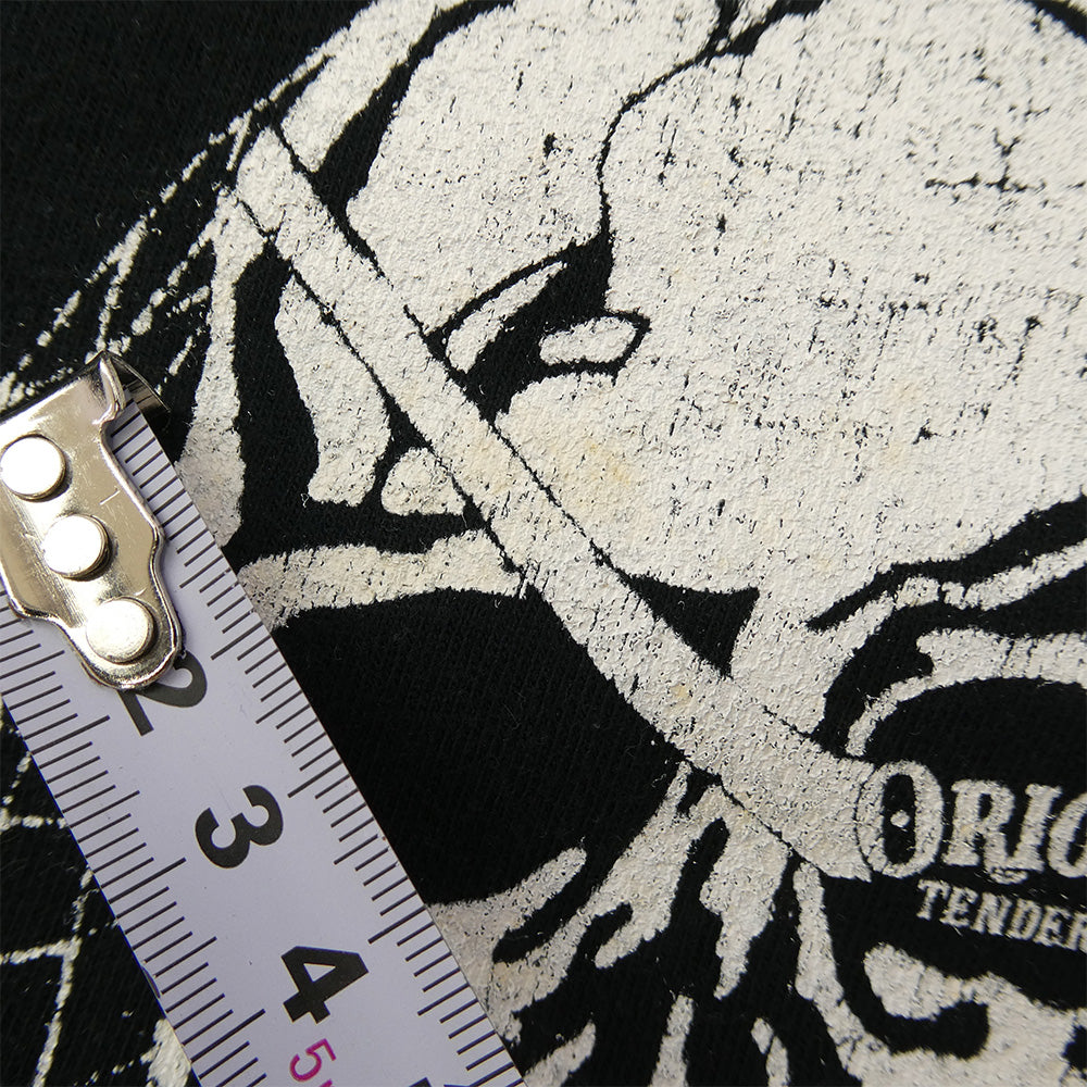 TENDERLOIN テンダーロイン T-TEE TILL DEATH DO US PART スカルプリント 半袖Tシャツ ブラック ブラック系 M【中古】