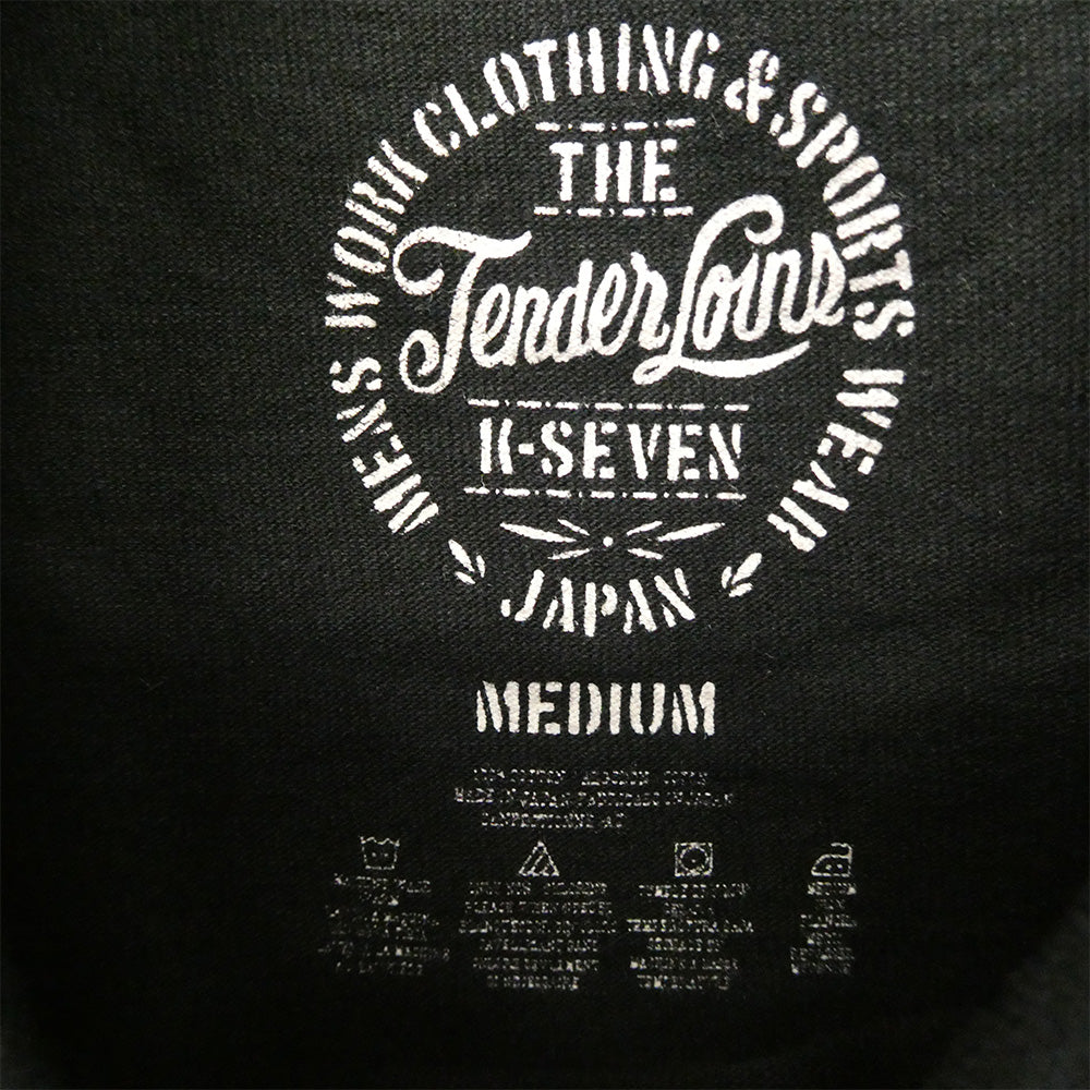 TENDERLOIN テンダーロイン T-N/S TEE HELL ON WHEELS ウィングホイールプリント ノースリーブ Tシャツ ブラック ブラック系 M【美品】【中古】
