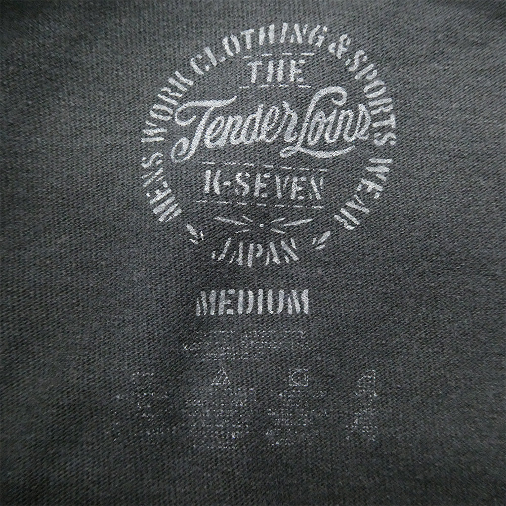 TENDERLOIN テンダーロイン T-TEE イーグルプリント 半袖Tシャツ グレー グレー系 M【中古】