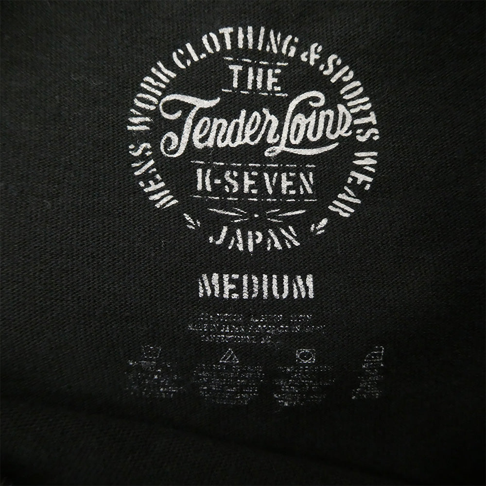 TENDERLOIN テンダーロイン T-TEE イーグルプリント 半袖Tシャツ ブラック ブラック系 M【中古】