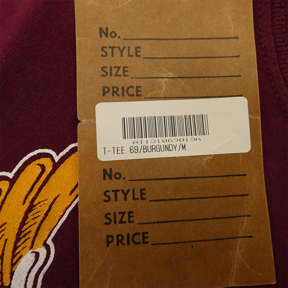 TENDERLOIN テンダーロイン T-TEE69 イーグルプリント ポケット 半袖Tシャツ エンジ系 M【中古】