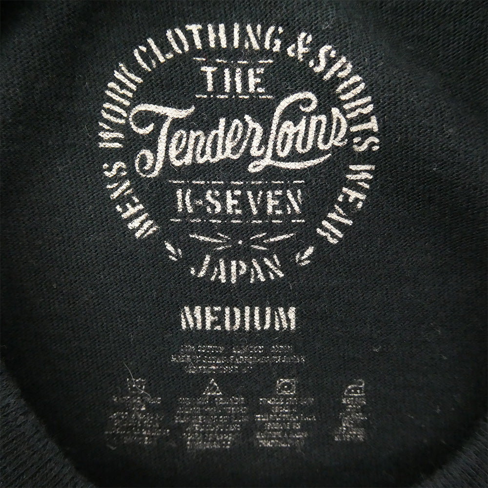 TENDERLOIN テンダーロイン T-TEE GENUINE PARTS サークルプリント 半袖Tシャツ ブラック ブラック系 M【中古】