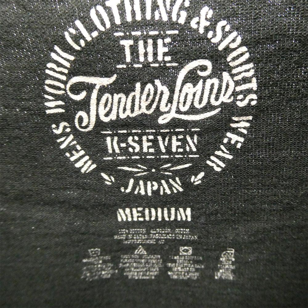 TENDERLOIN テンダーロイン T-N/S TEE2 プリント ノースリーブ Tシャツ ブラック系 M【美品】【中古】