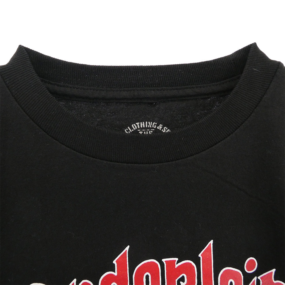 TENDERLOIN テンダーロイン T-TEE ON オールドニックプリント 半袖Tシャツ ブラック ブラック系 M【中古】