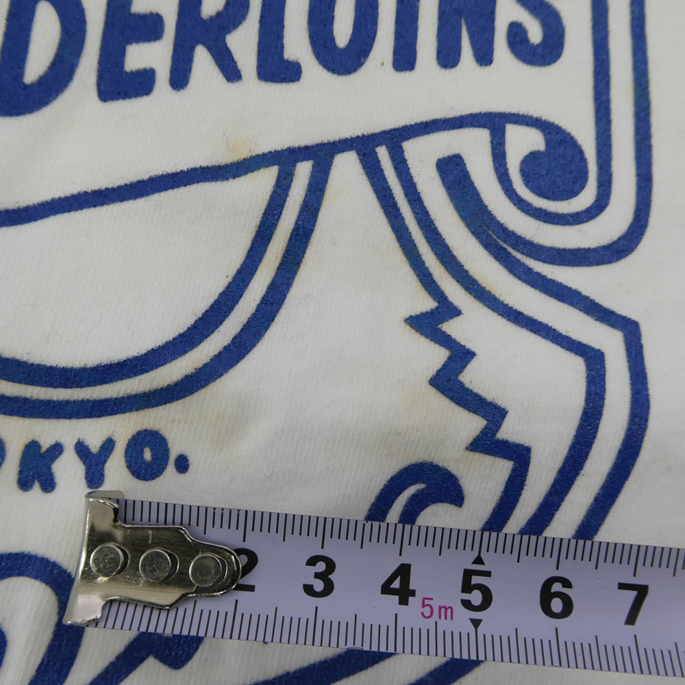 TENDERLOIN テンダーロイン T-TEE2 エンブレムプリント 半袖Tシャツ ホワイト ホワイト系 M【中古】