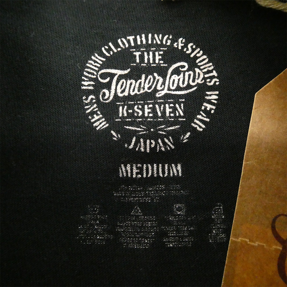 TENDERLOIN テンダーロイン T-TEE1 プリント 半袖Tシャツ ブラック系 M【美品】【中古】
